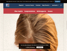 Tablet Screenshot of pixelsophie.de